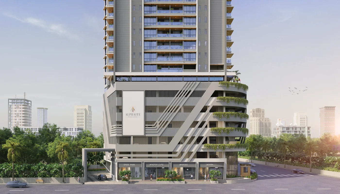 Azure Residences aerial view Versova, Andheri West